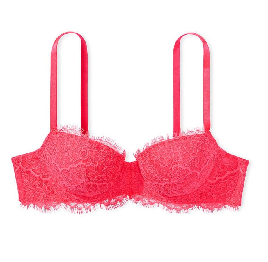 

Бюстгальтер Victoria's Secret Dream Angels Lightly Lined Lace Demi, розовый