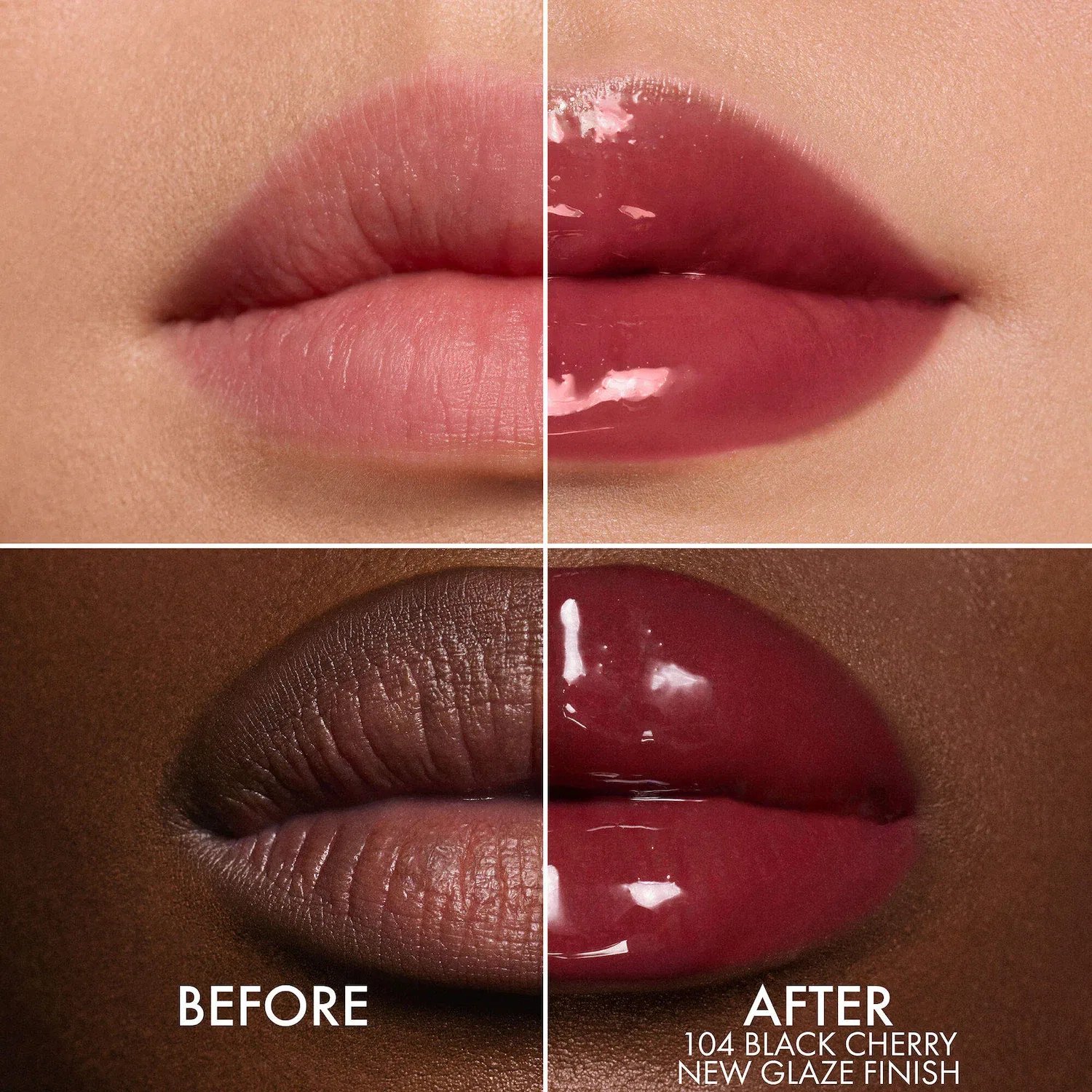 Масло для губ DIOR, 6 мл, с зеркальным блеском, 104 Black Cherry — фото 2
