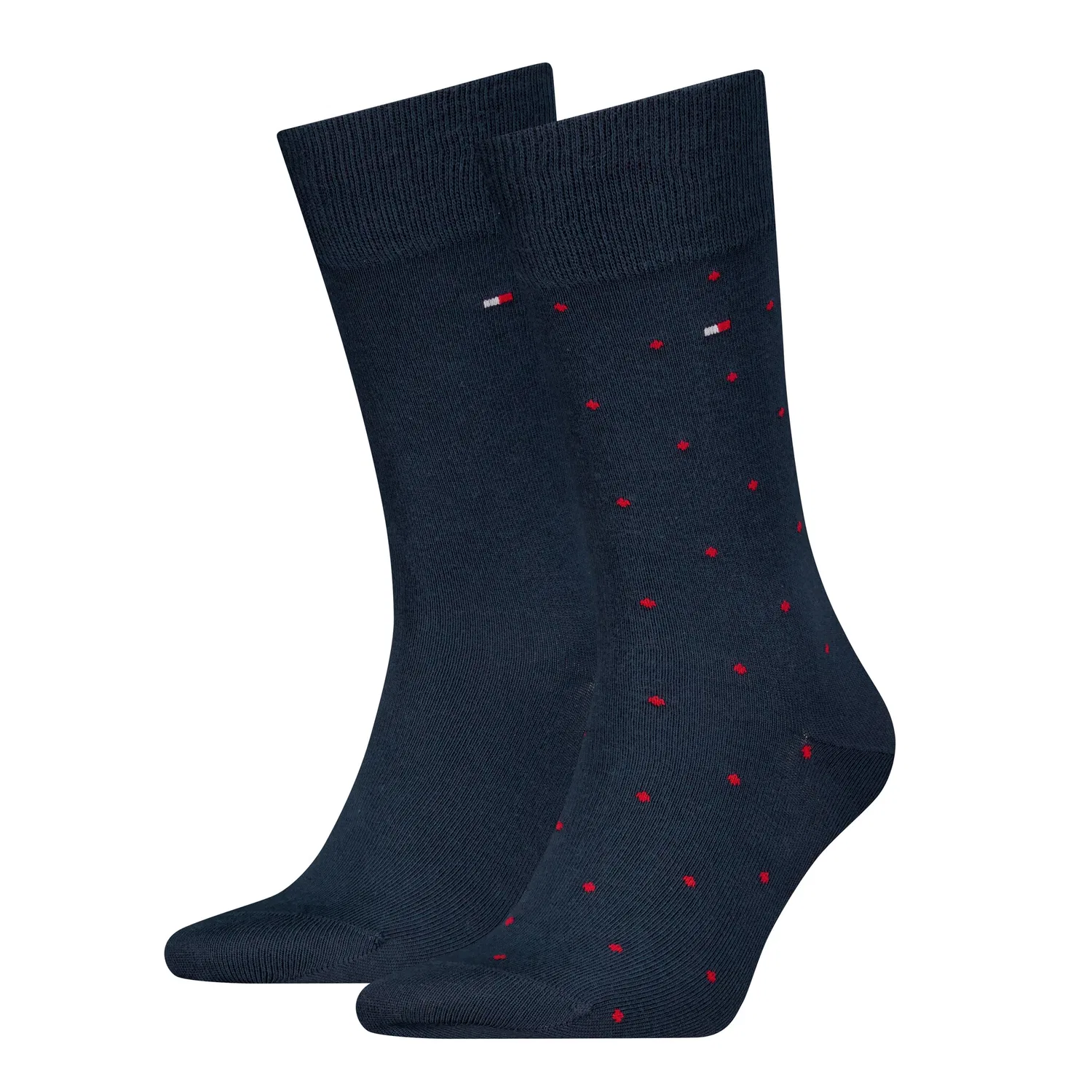 Мужские носки с классической маркировкой Tommy Hilfiger, Dark Navy