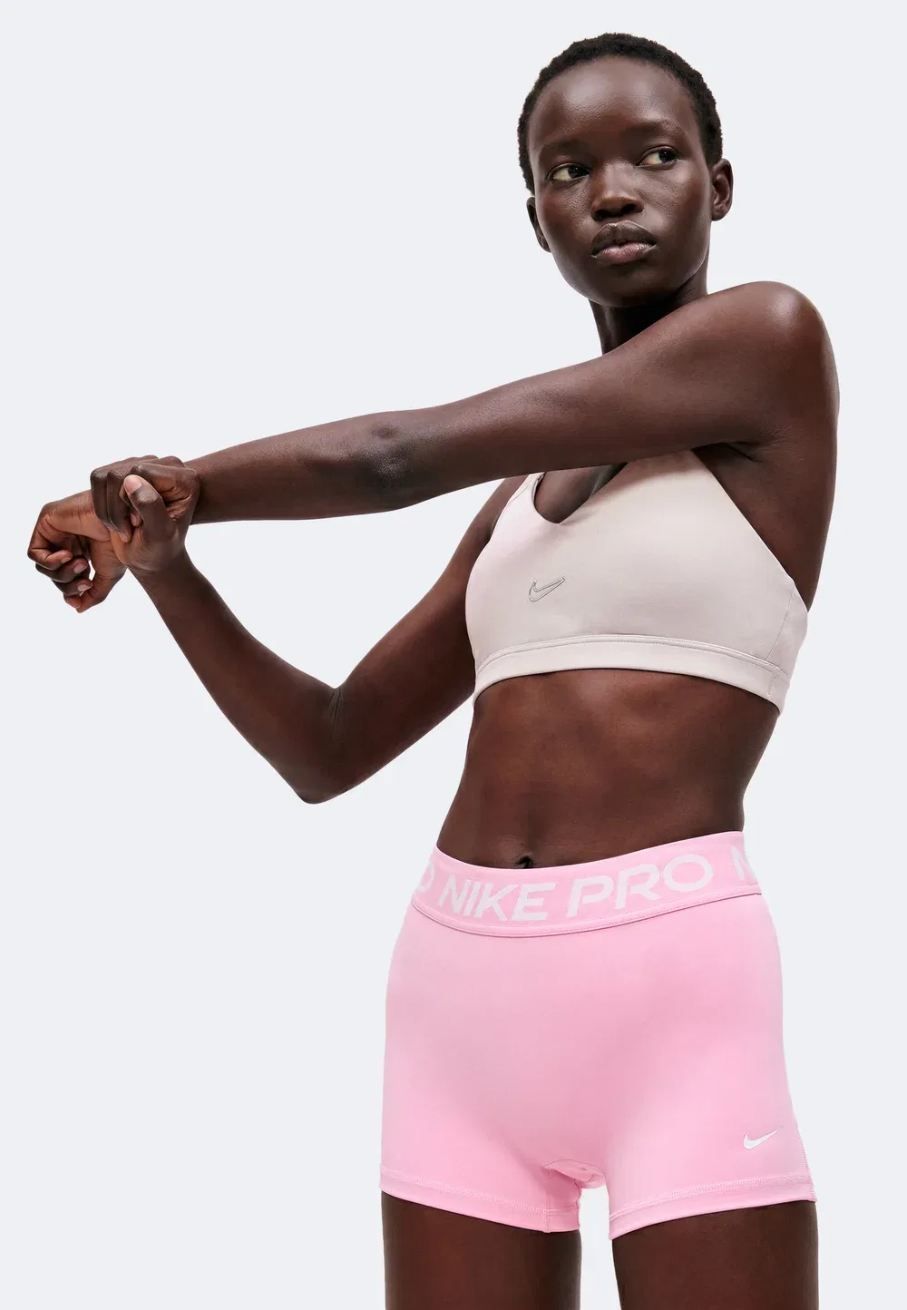Спортивный бюстгальтер Indy - бюстгальтер для легкой поддержки Nike Performance, Platinum Violet — фото 4