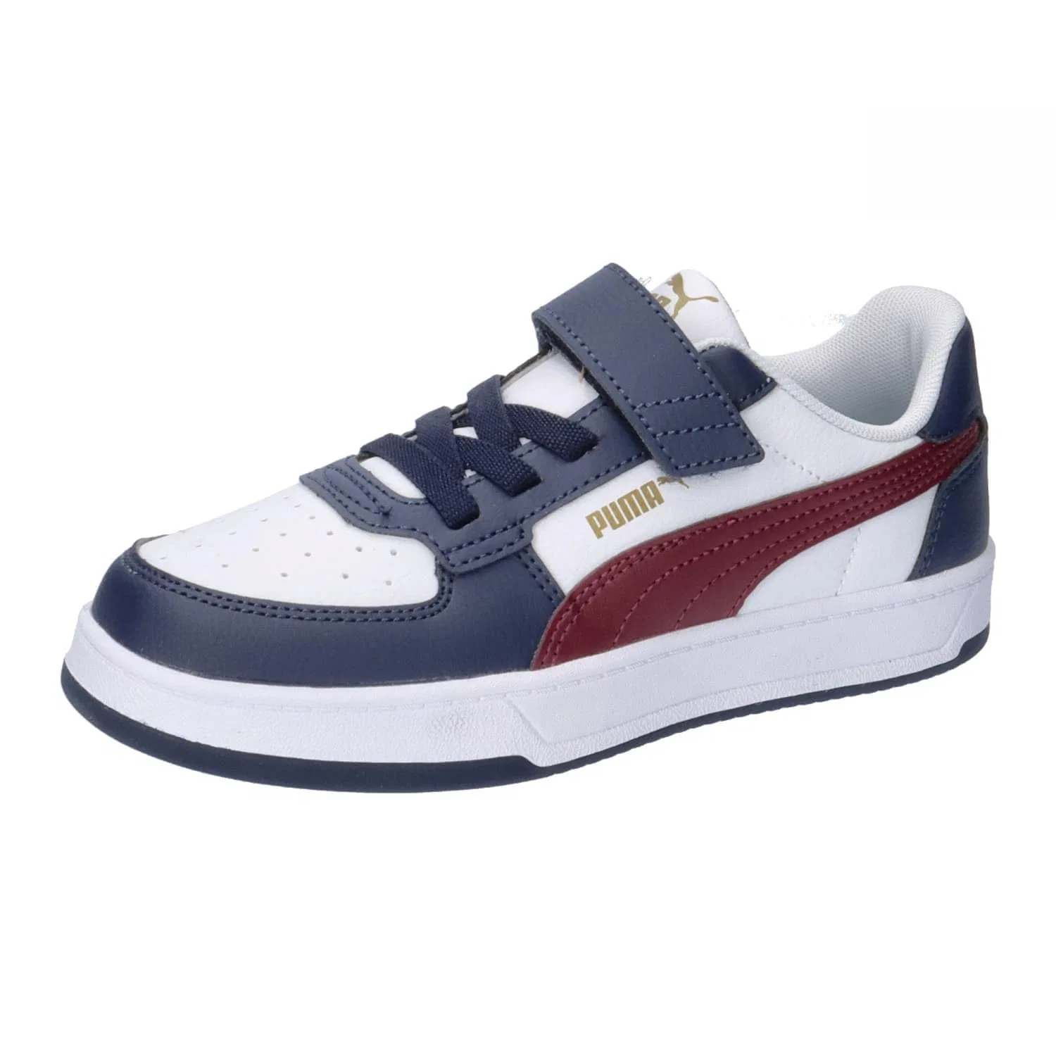 Детские кроссовки для мальчиков Caven Ac+ps PUMA PUMA White Dark Jasper PUMA Navy Gold