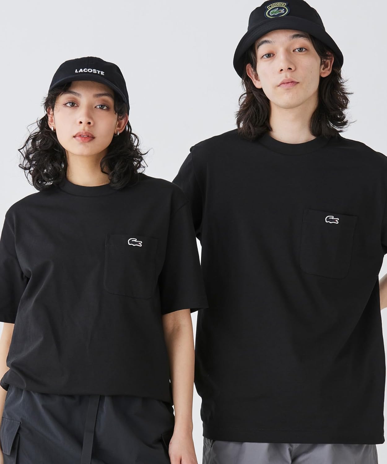 Футболка LACOSTE Мужская футболка с коротким рукавом и изображением часов в контуре, черный — фото 2