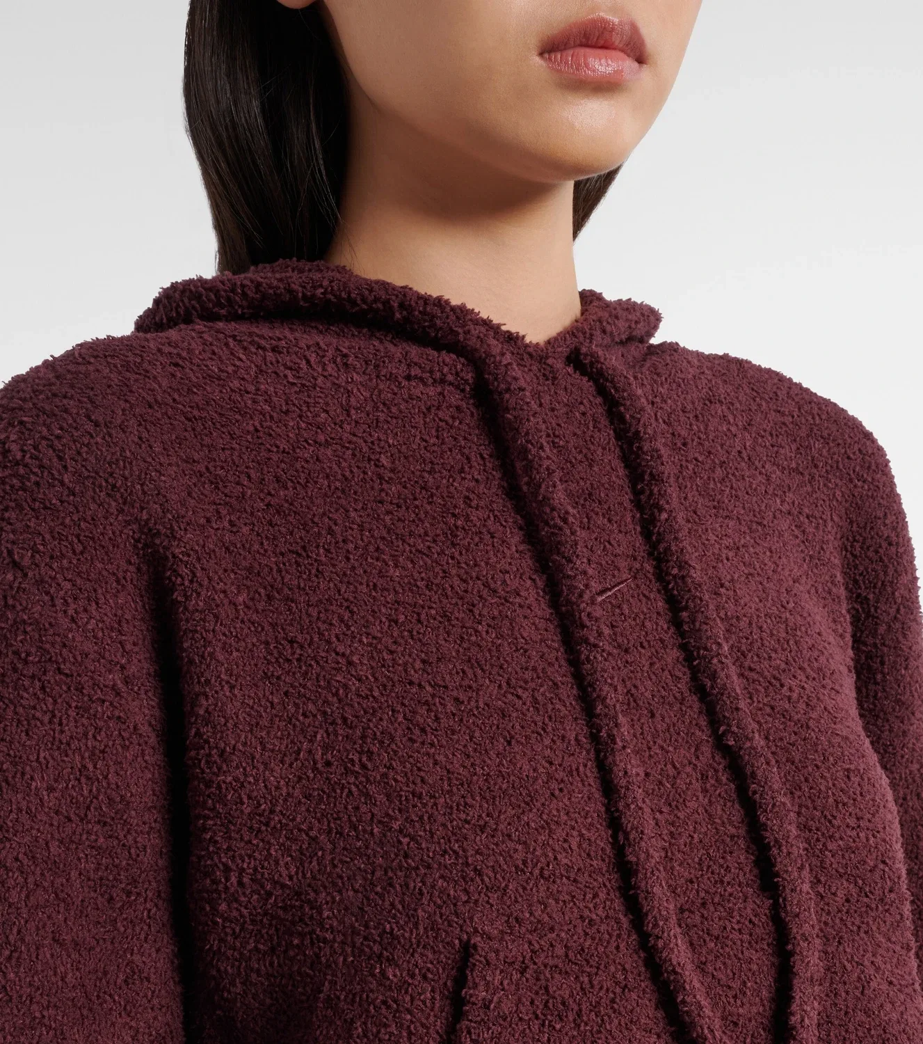 Худи Nike Phoenix Fleece, бордовый — фото 4