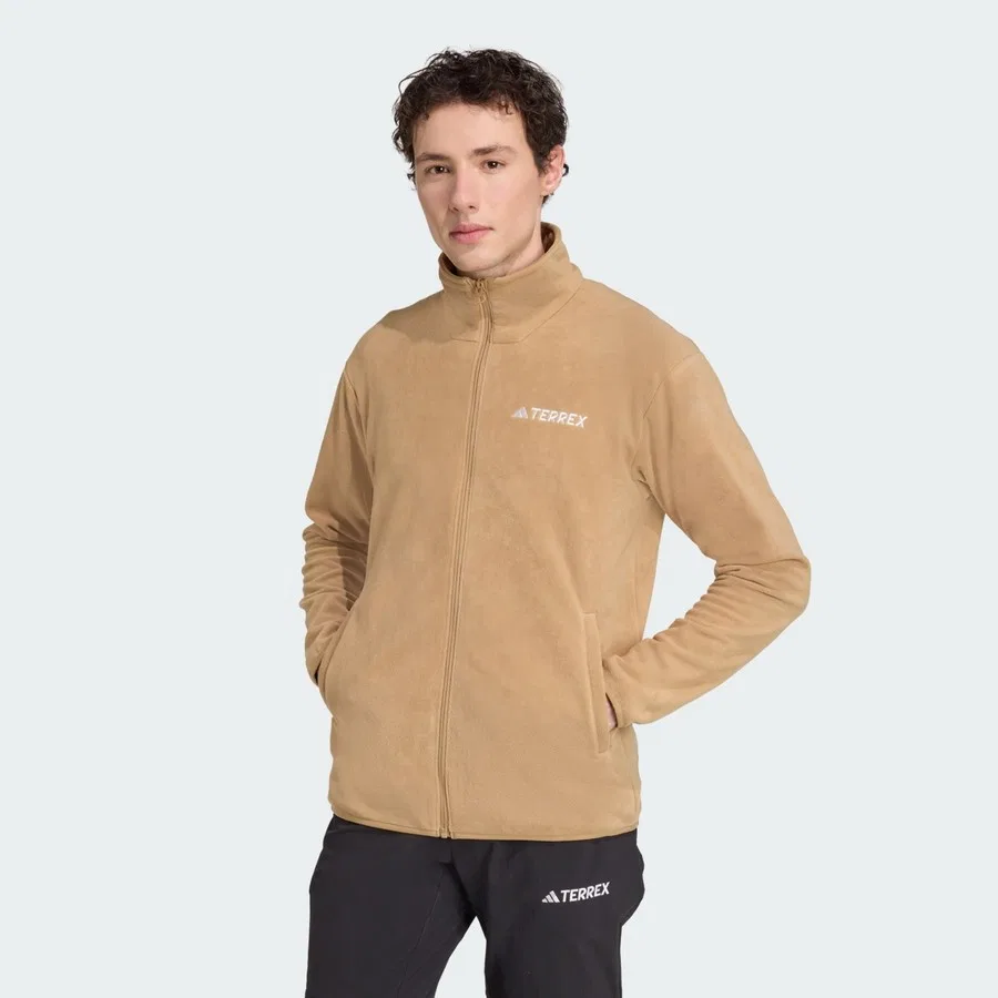 Флисовая куртка с полной застежкой-молнией TERREX JM3115 Multi Essentials adidas, Коричневый