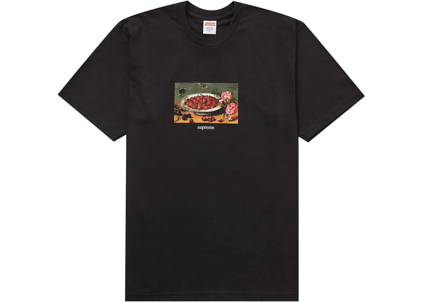 Мужская футболка с принтом Supreme Tee, Black