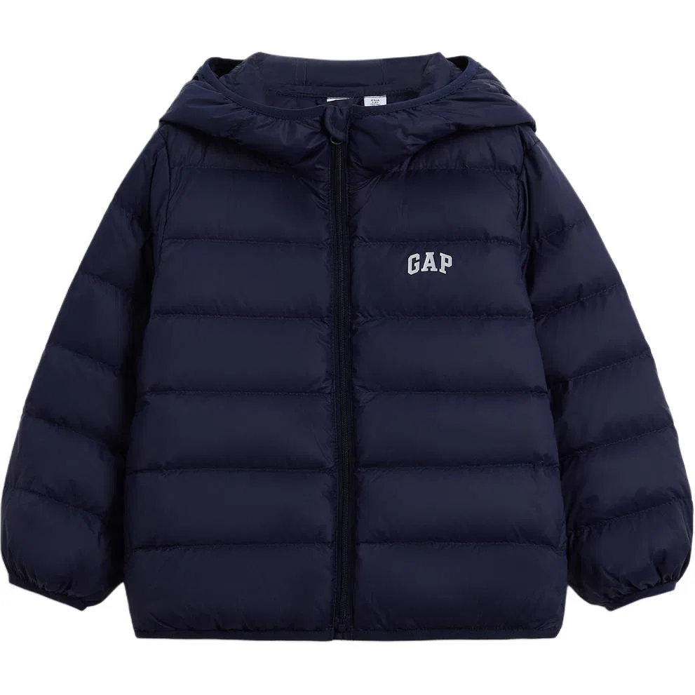 Детский пуховик с капюшоном Marine Blue GAP
