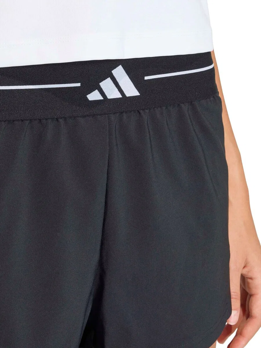Спортивные шорты ADIDAS PERFORMANCE Regular 'Hyperglam' черного цвета — фото 4
