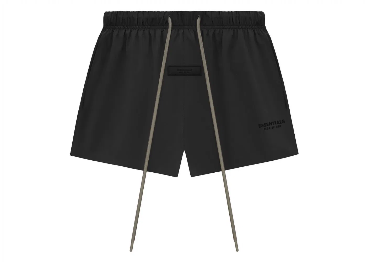 Мужские шорты с принтом Core Collection Nylon Running Short Fear of God, Black