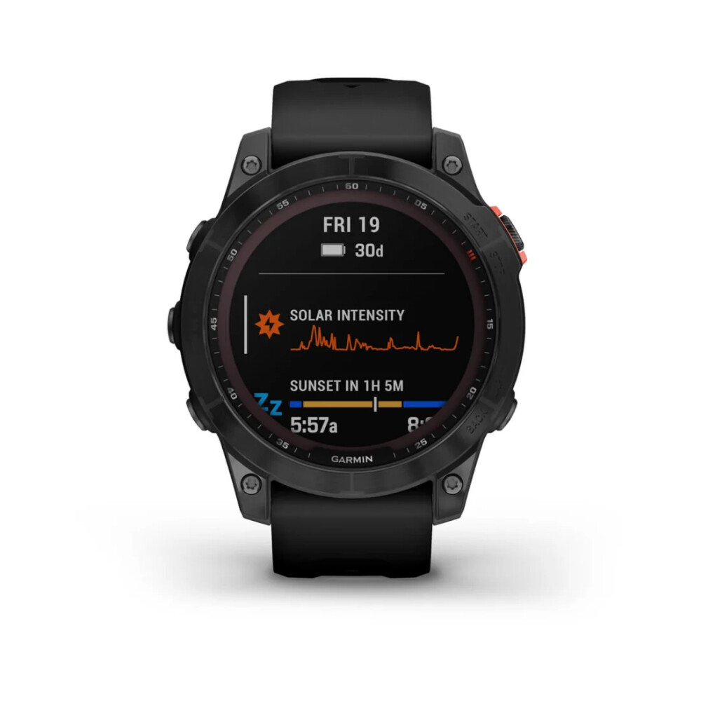 

Умные часы Garmin Fenix 7 Solar Edition, 1.3", Wi-Fi, темно-серый
