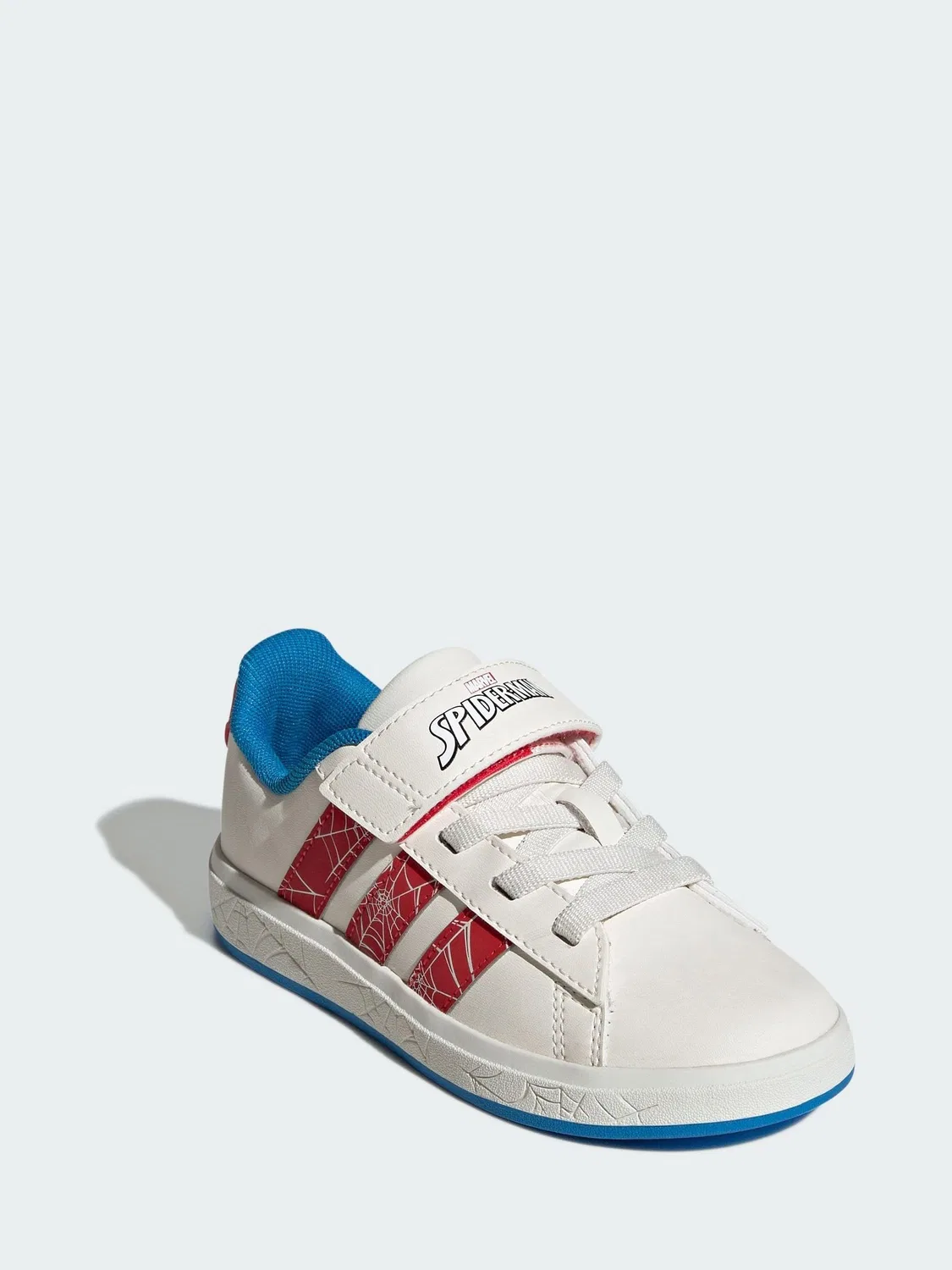 Кроссовки Spider-Man Grand Court adidas, белый