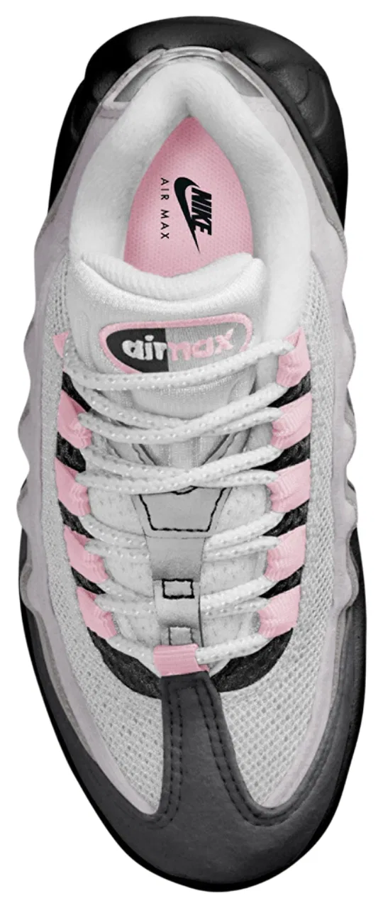 Дошкольные кроссовки Air Max 95 Nike, цвет Black/Pink Foam/Medium Grey — фото 3