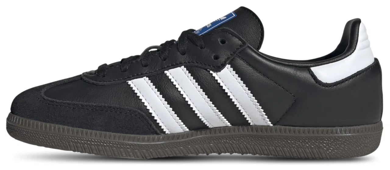 Кроссовки для мальчиков Samba Adidas, цвет Gum/Cloud White/Core Black — фото 2