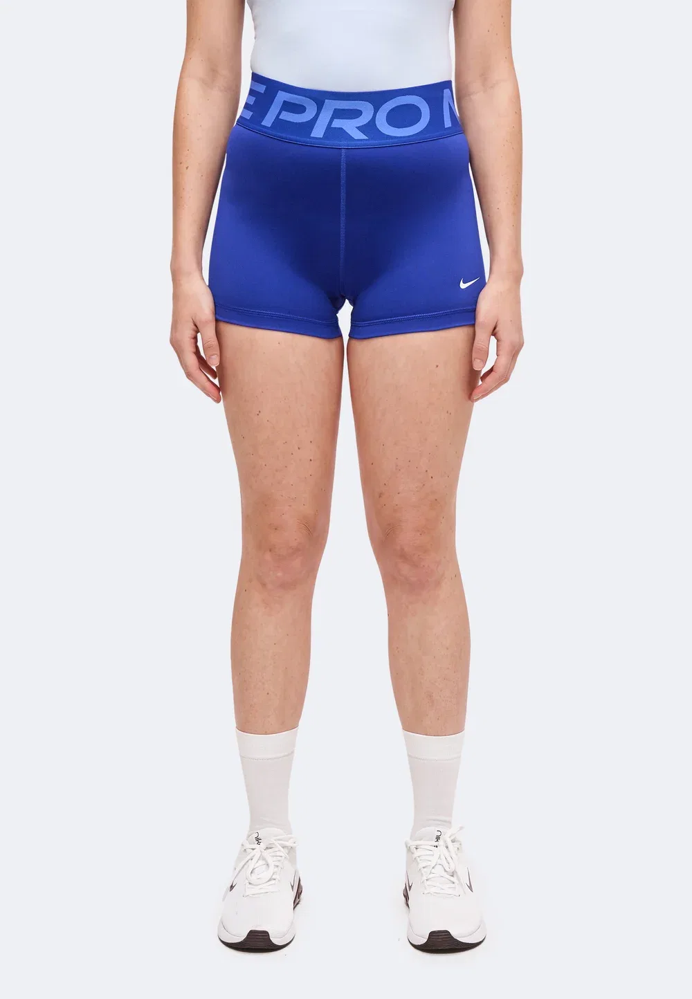 Короткие леггинсы Sculpt Nike Performance, Old Royal/White
