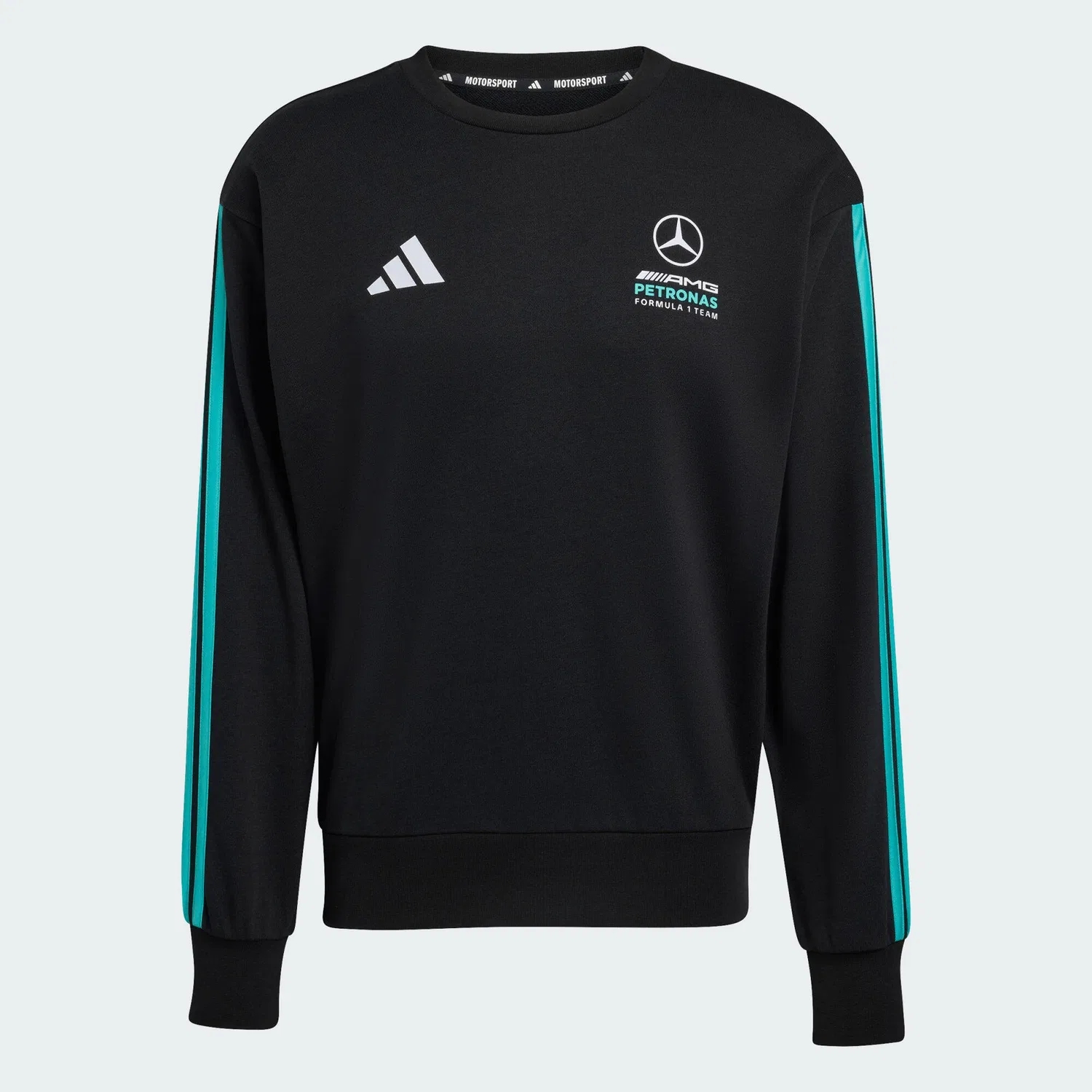 Мужской свитшот с принтом MERCEDES - AMG PETRONAS FORMULA 1 TEAM DNA SWEAT TOP Adidas, Schwarz — фото 2