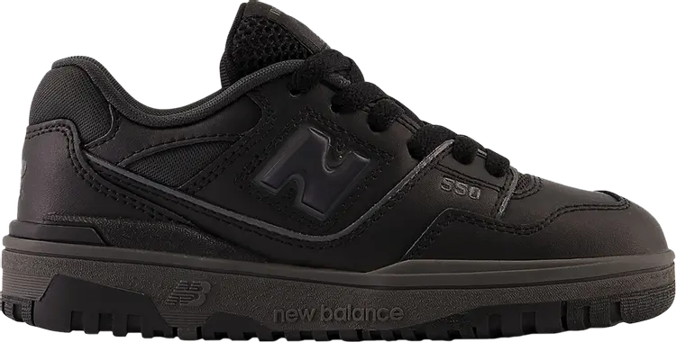 

Кроссовки New Balance 550 Little Kid 'Triple Black', черный