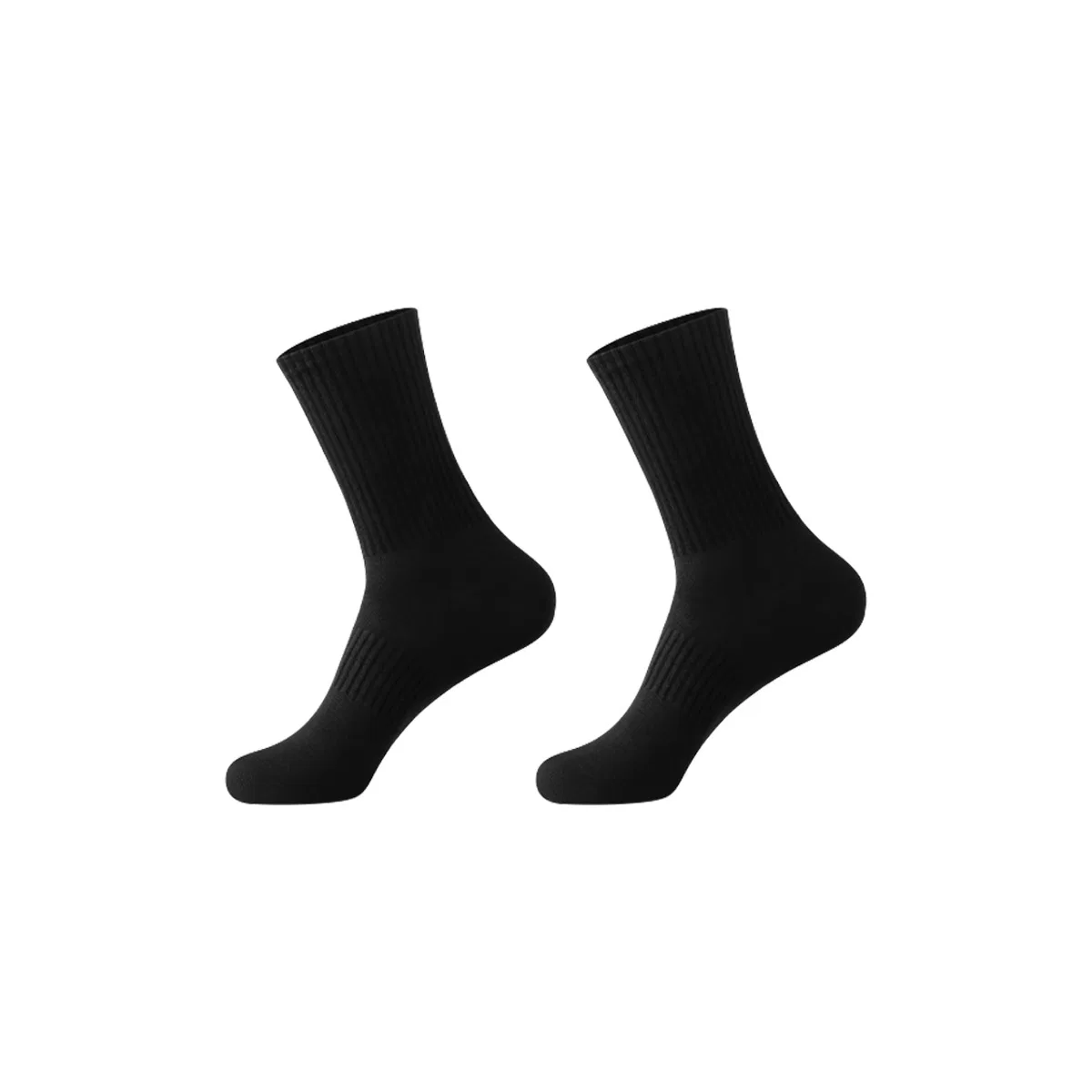 Детские носки с высоким голенищем, 2 пары, Black 2, MIIOW