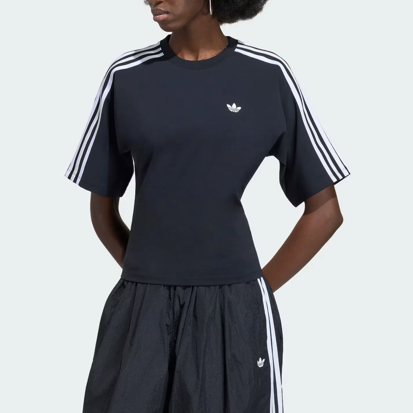 Женская футболка Adidas Originals, Black — фото 3