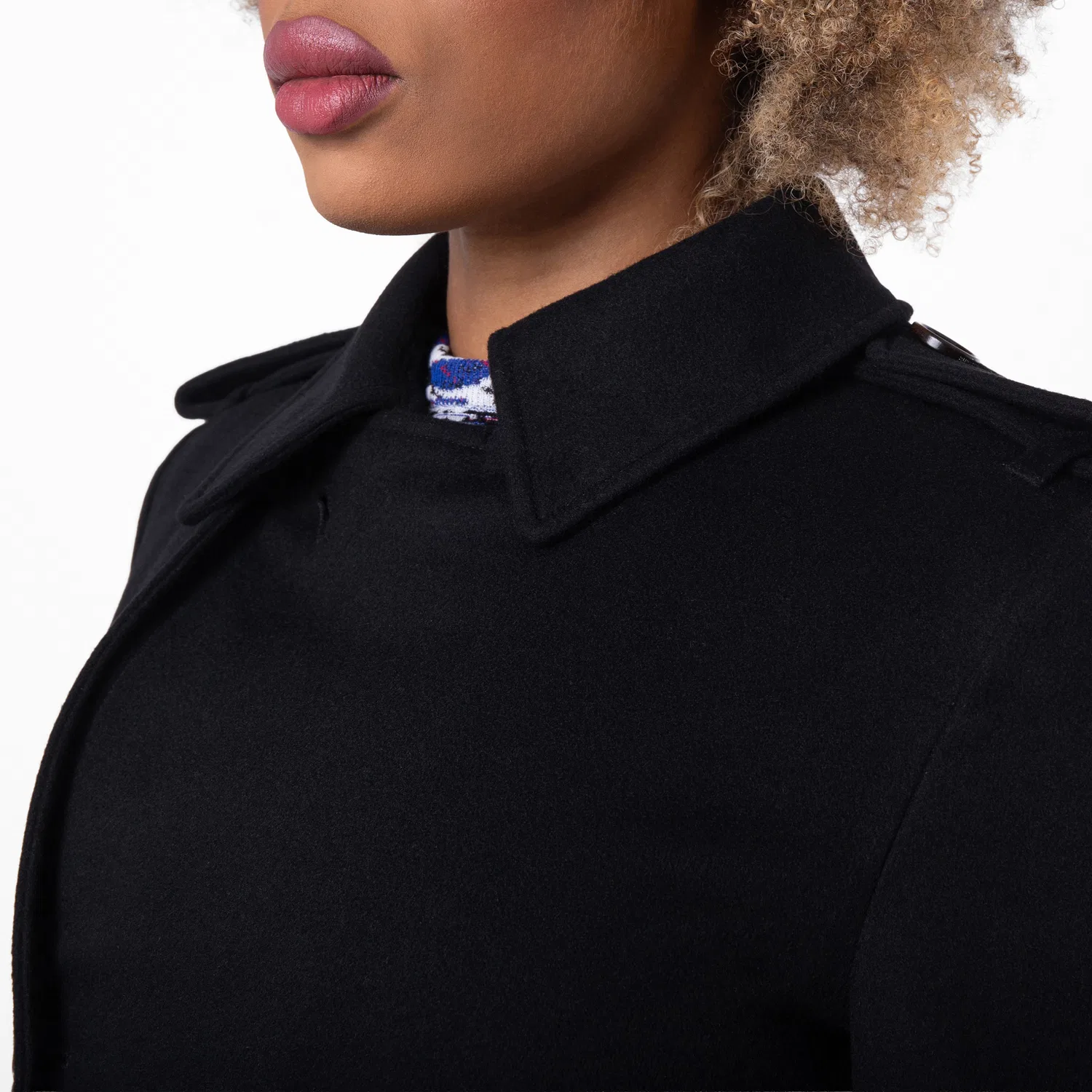 Пальто-тренч из кашемира с лацканами Notched-Lapel Belted Cashmere Trench Coat Burberry, Black — фото 2
