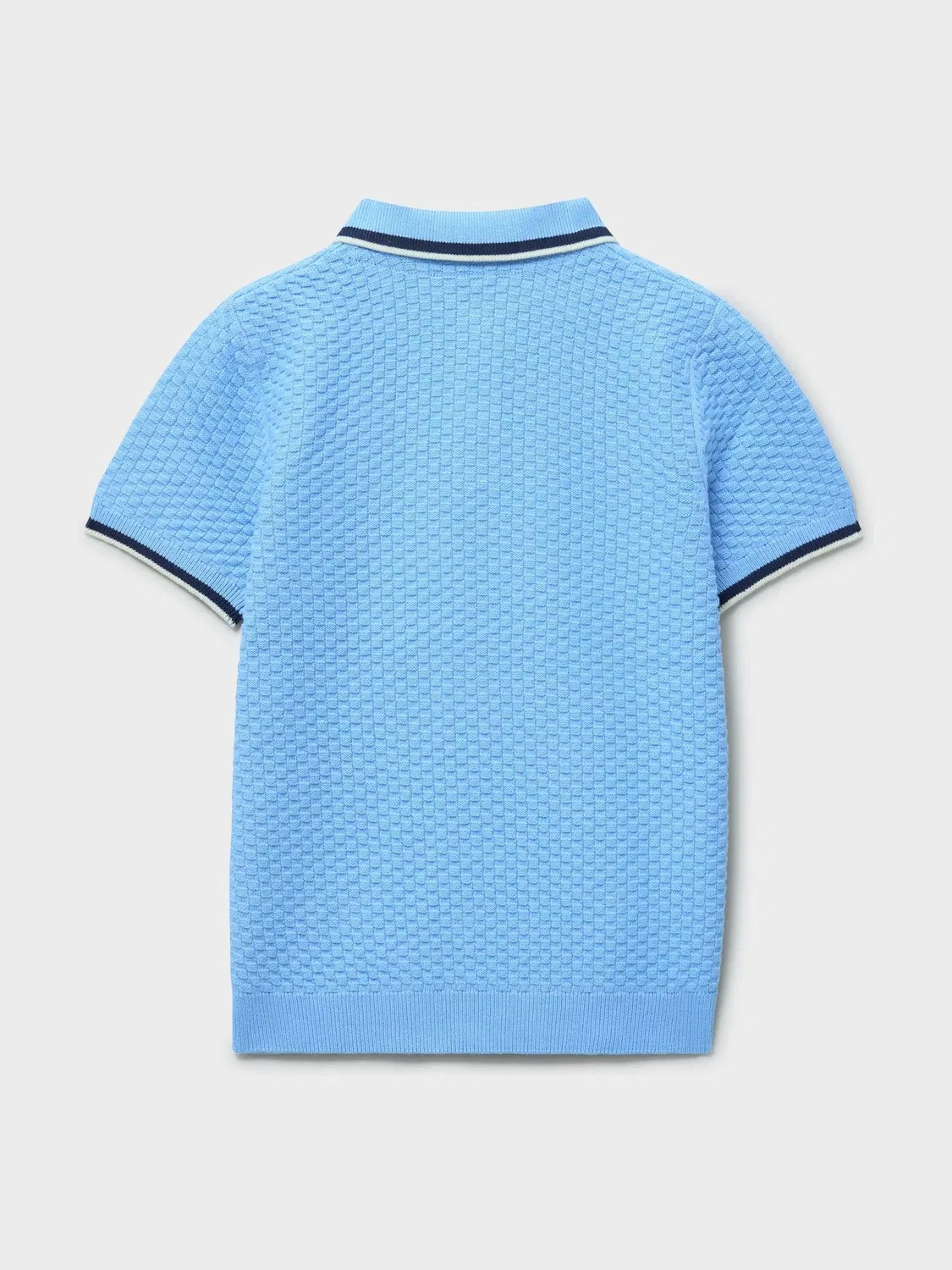Поло с коротким рукавом, трикотажное Crew Clothing, светло-голубой — фото 2