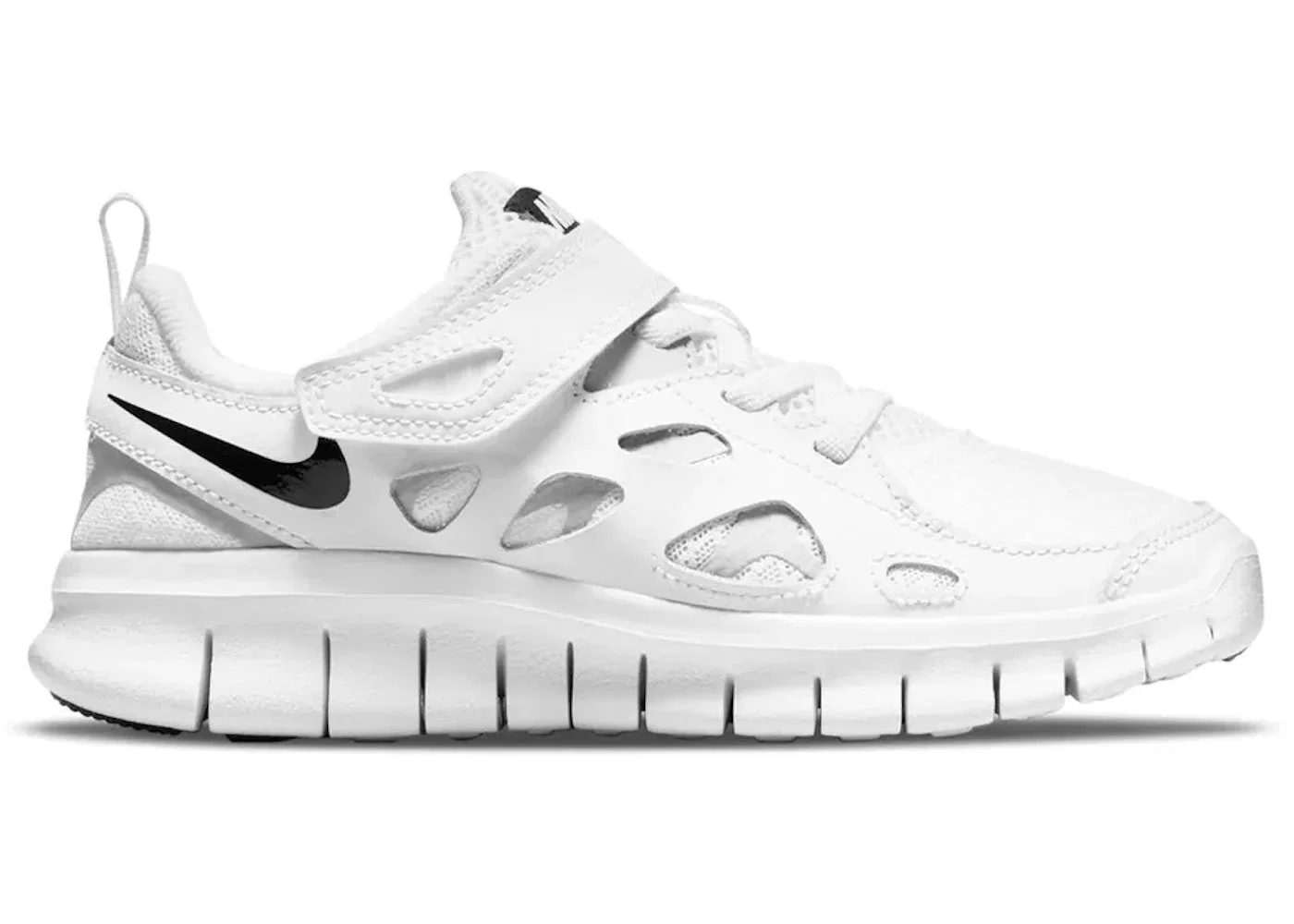 Детские кроссовки Lifestyle Nike Free Run 2, White Wolf Grey Black