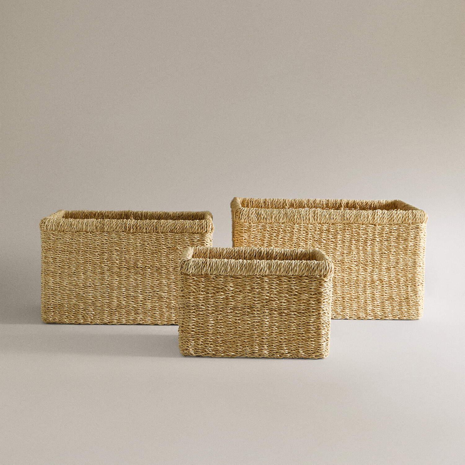 

Корзина Zara Home Rectangular Seagrass