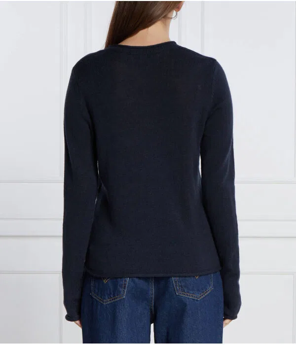 Женский свитер из шерсти Soft C-Nk Tommy Hilfiger, Blu Marino — фото 4