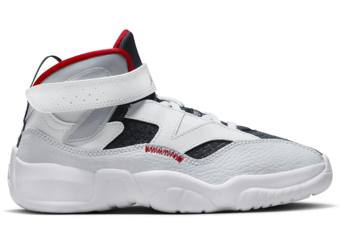Детские кроссовки Lifestyle Jordan Jumpman Two Trey Olympic Jordan, White/Midnight Navy-University Red-Pure Platinum-Metallic Gold