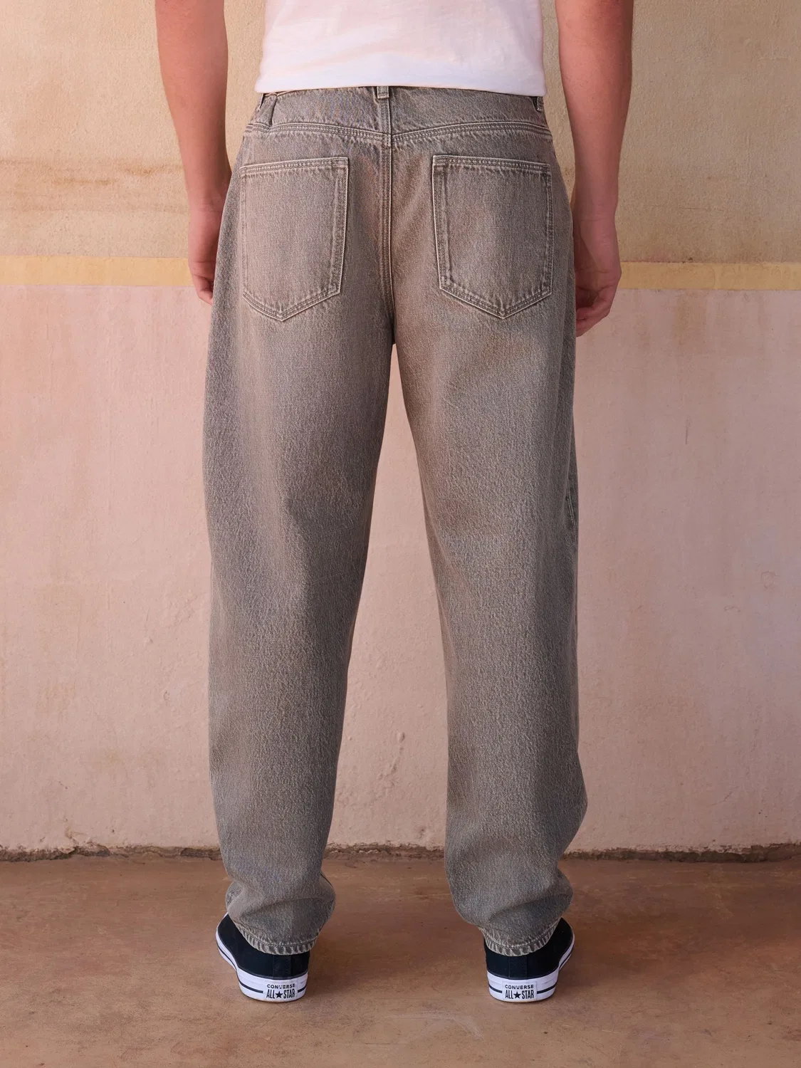 Джинсы Barrel Fit Next, Sand Washed — фото 4