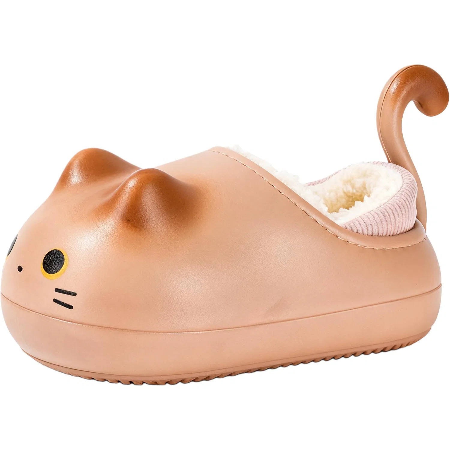 Детские уличные тапочки с принтом кота Coffee Plush DEERWAY, Coffee Plush