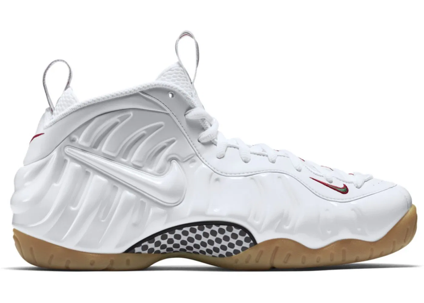 Детские кроссовки Lifestyle Nike Air Foamposite Pro Nike, White/White-Gym Red-Gorge Green