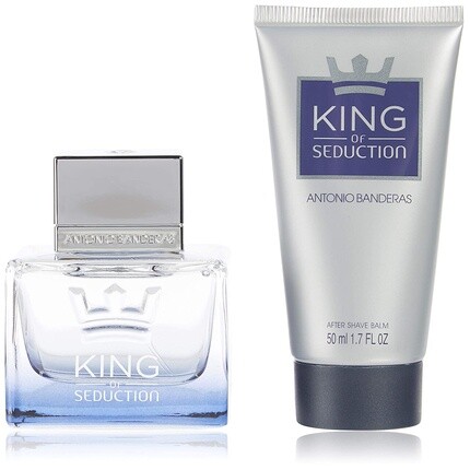 

Подарочный набор Antonio Banderas King of Seduction EDT Spray 50ml + бальзам после бритья 50ml