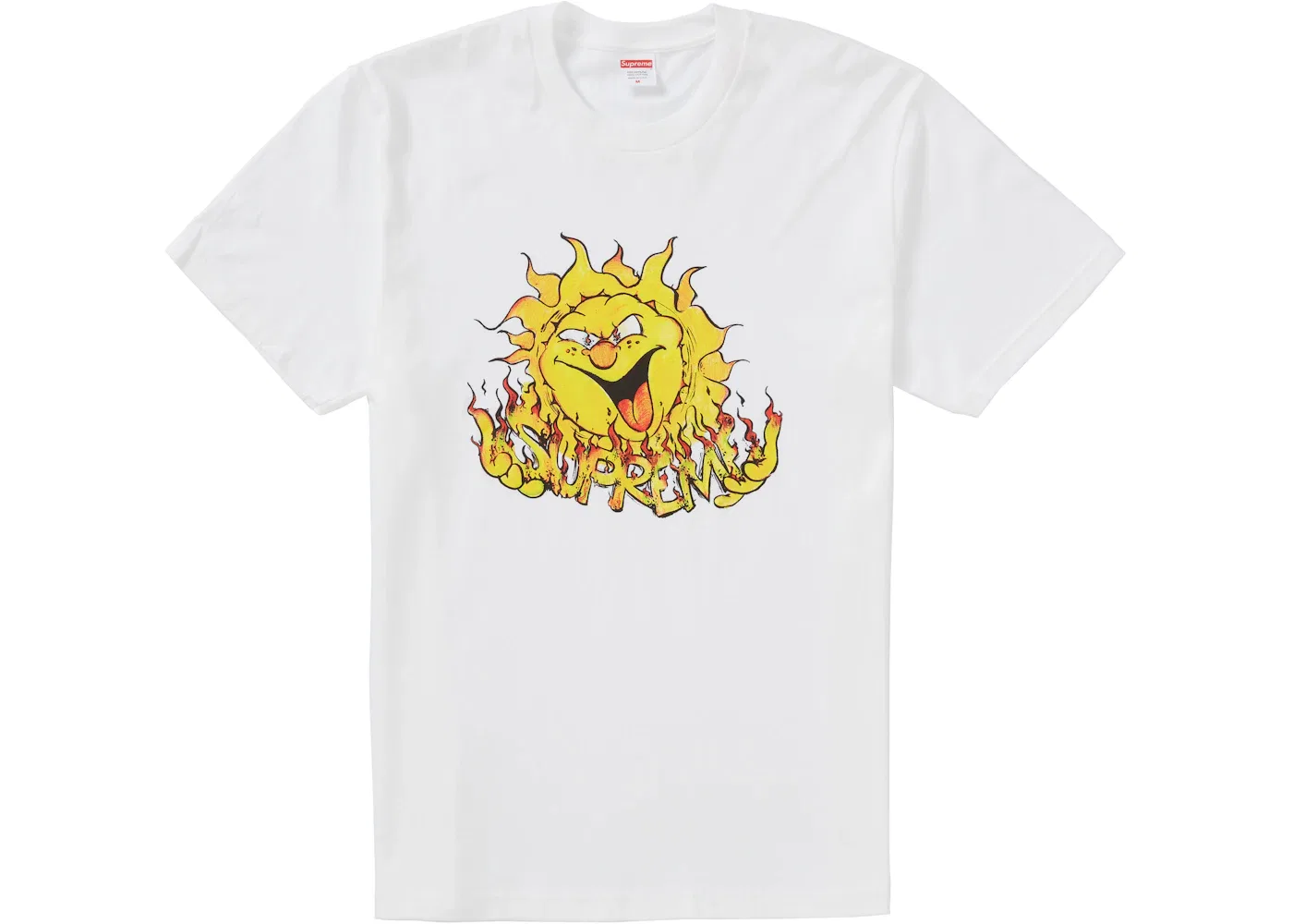 Мужская футболка с принтом Supreme Tee Supreme, White