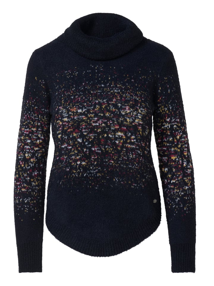 

Мягкий женский свитер с жаккардовым узором в ЧЕРНОМ цвете KOROSHI