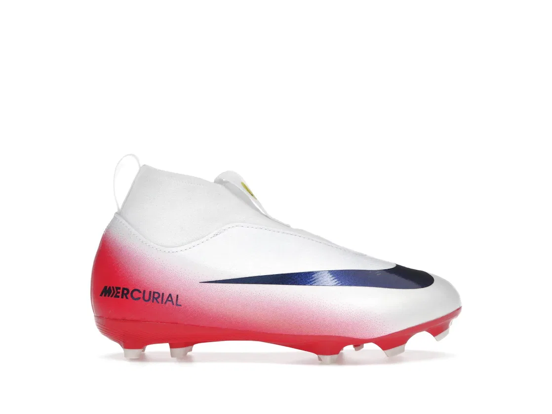 Детские бутсы с длинным рукавом Nike Mercurial Superfly 10 Academy MG, University Red Dark Obsidian