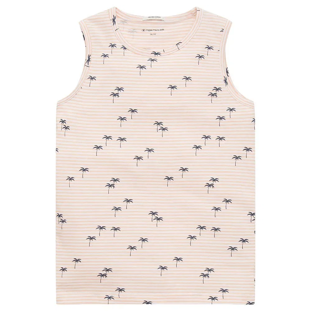 Детская футболка без рукавов Allover Printed Tom tailor, Pink