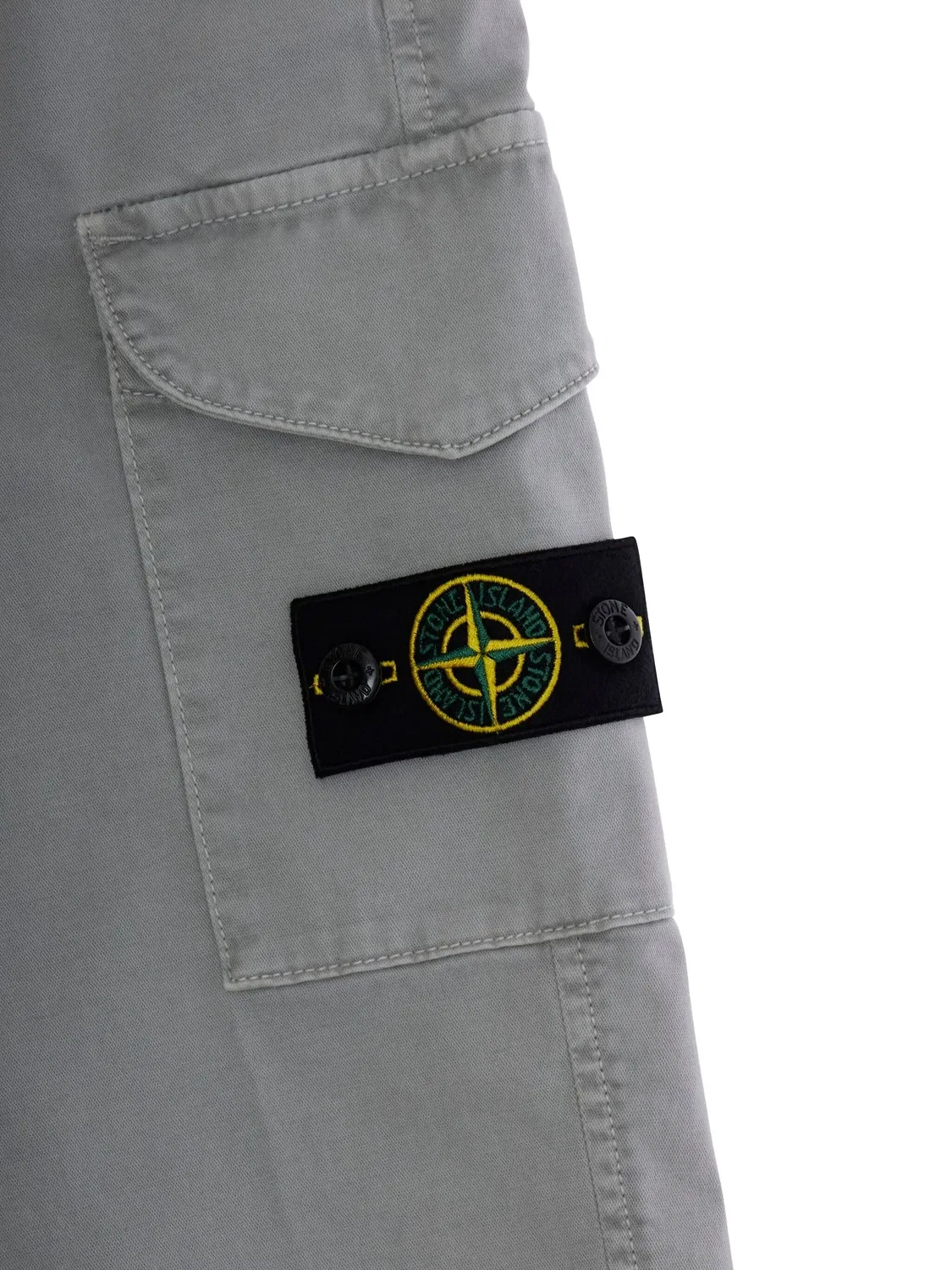 Серые брюки с карманами Stone Island, серый — фото 3