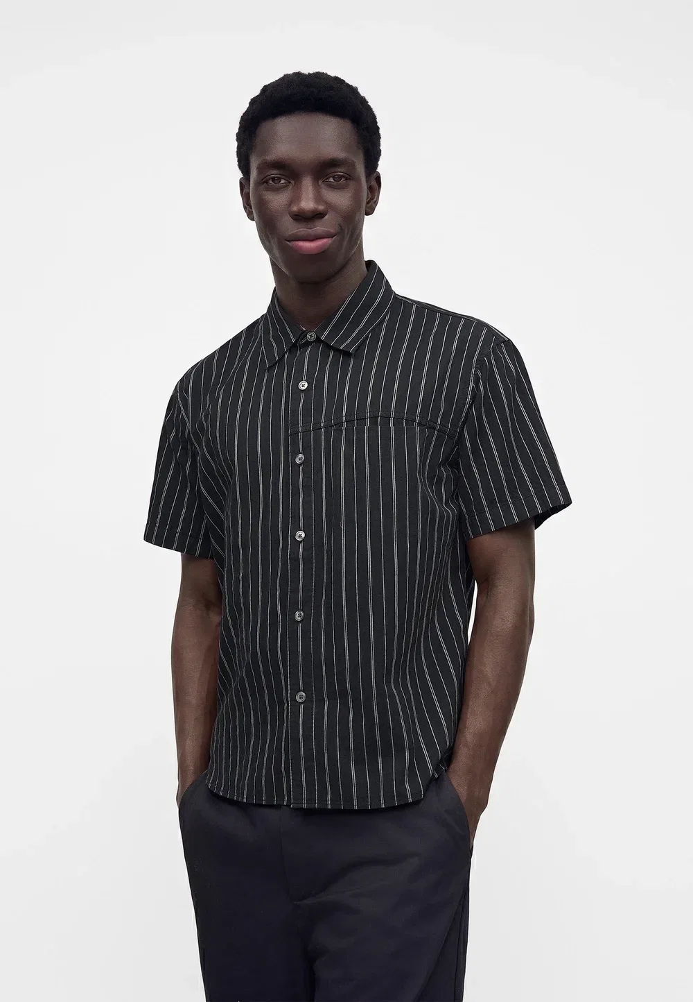 Добби - рубашка Gap, Black — фото 4