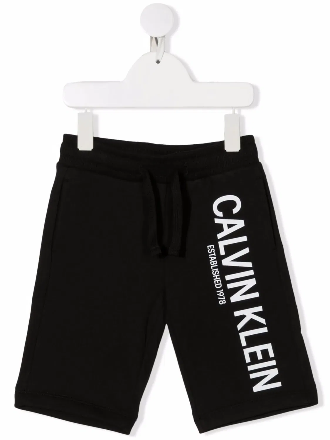 Шорты с логотипом на завязках Calvin Klein, черный