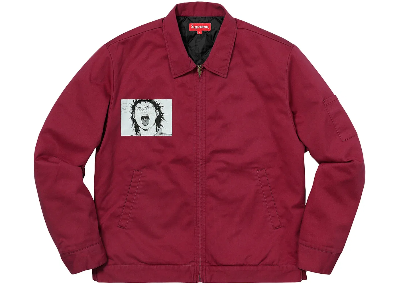 Мужская куртка с принтом Supreme AKIRA, Light Burgundy