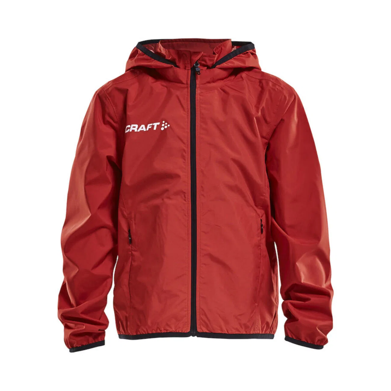 Детский дождевик с капюшоном Craft Jacket Rain Jr, Rot Weiss Schwarz