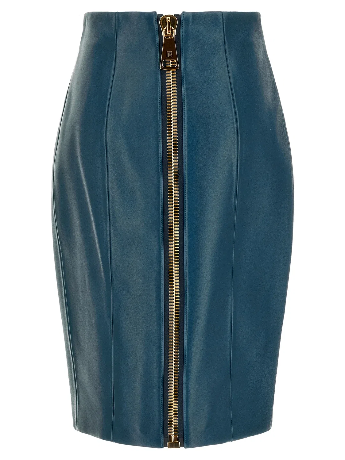 Юбка XL на молнии BALMAIN, синий — фото 2