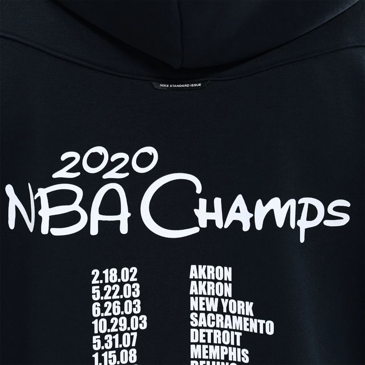 Мужская толстовка Lebron TF SI Nike, черный/белый — фото 4