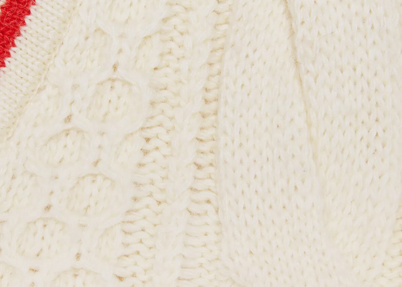 Мужской жилет шерстяной с вязаным узором Vest Gucci, Ivory — фото 2