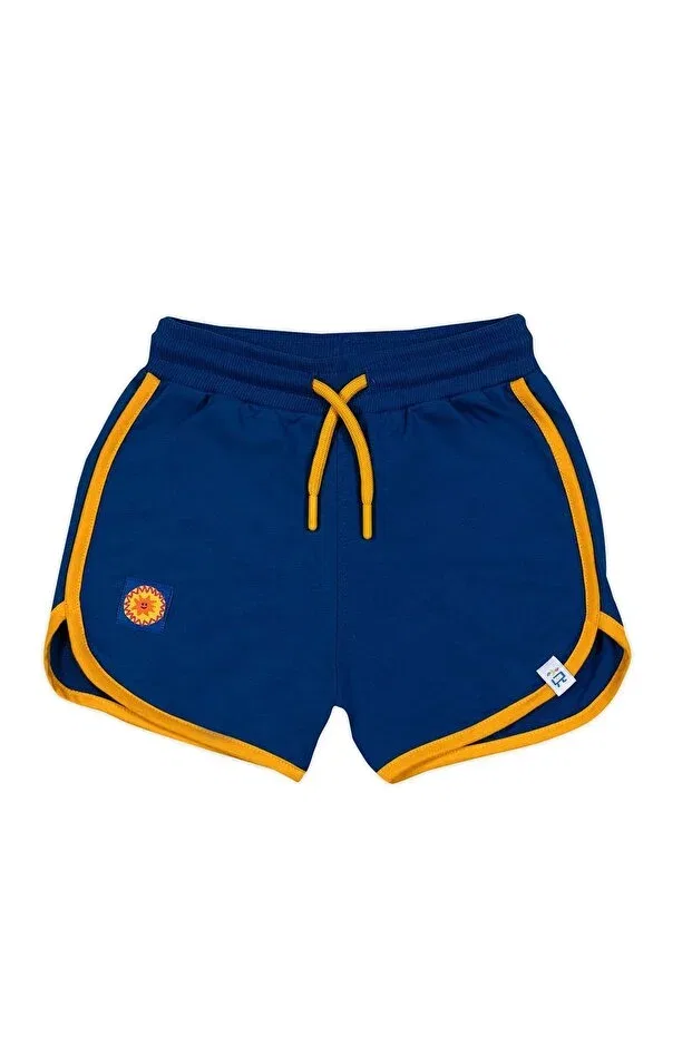 Детские шорты для девочек хлопковые Basics Beetlebeez, Saks Blue