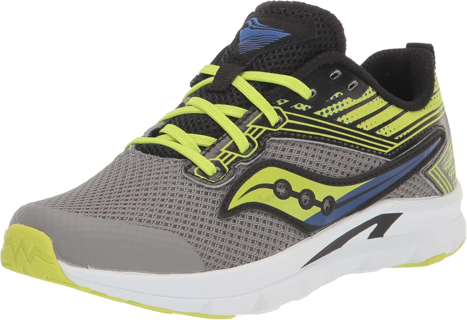 Детские кроссовки для мальчиков Axon Saucony, Grey/Lime/Black
