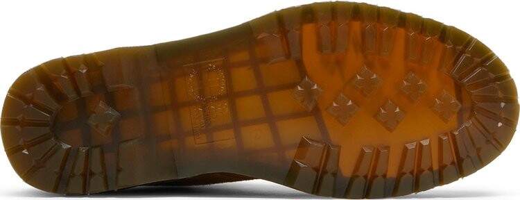 Ботинки мужские Dr. Martens x Stussy высокие кожаные, коричневый — фото 4