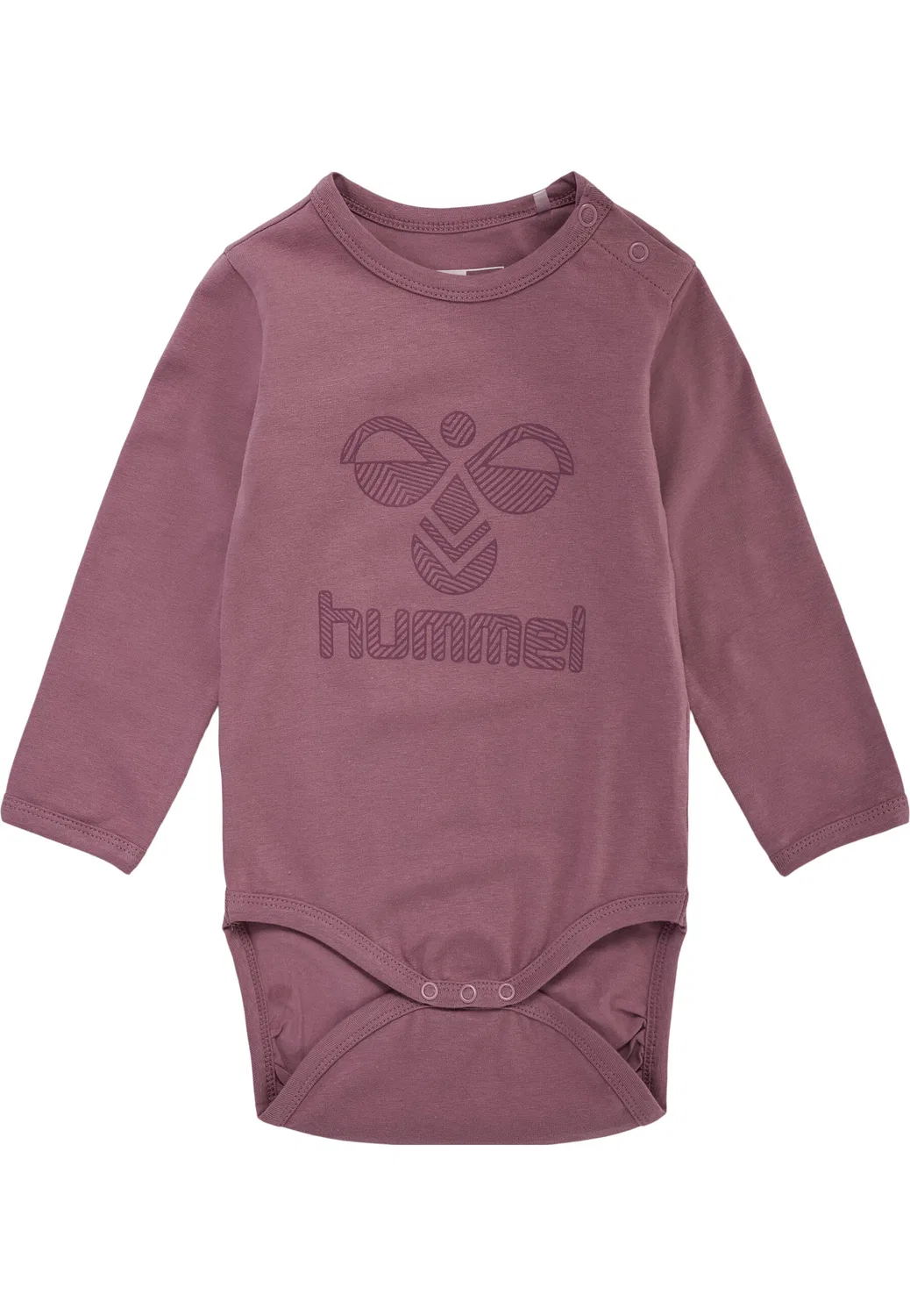 Детский боди с длинным рукавом Hmlfastwo Hummel, Malvenfarben Rosa