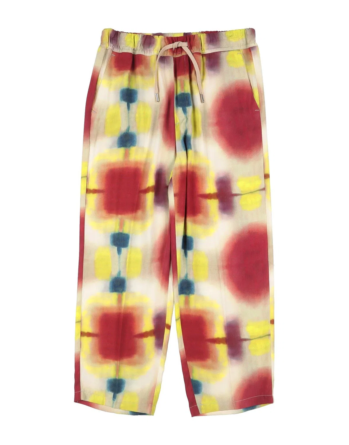 Мужские повседневные штаны с завязками Tie-Dyed Costumein, желтый
