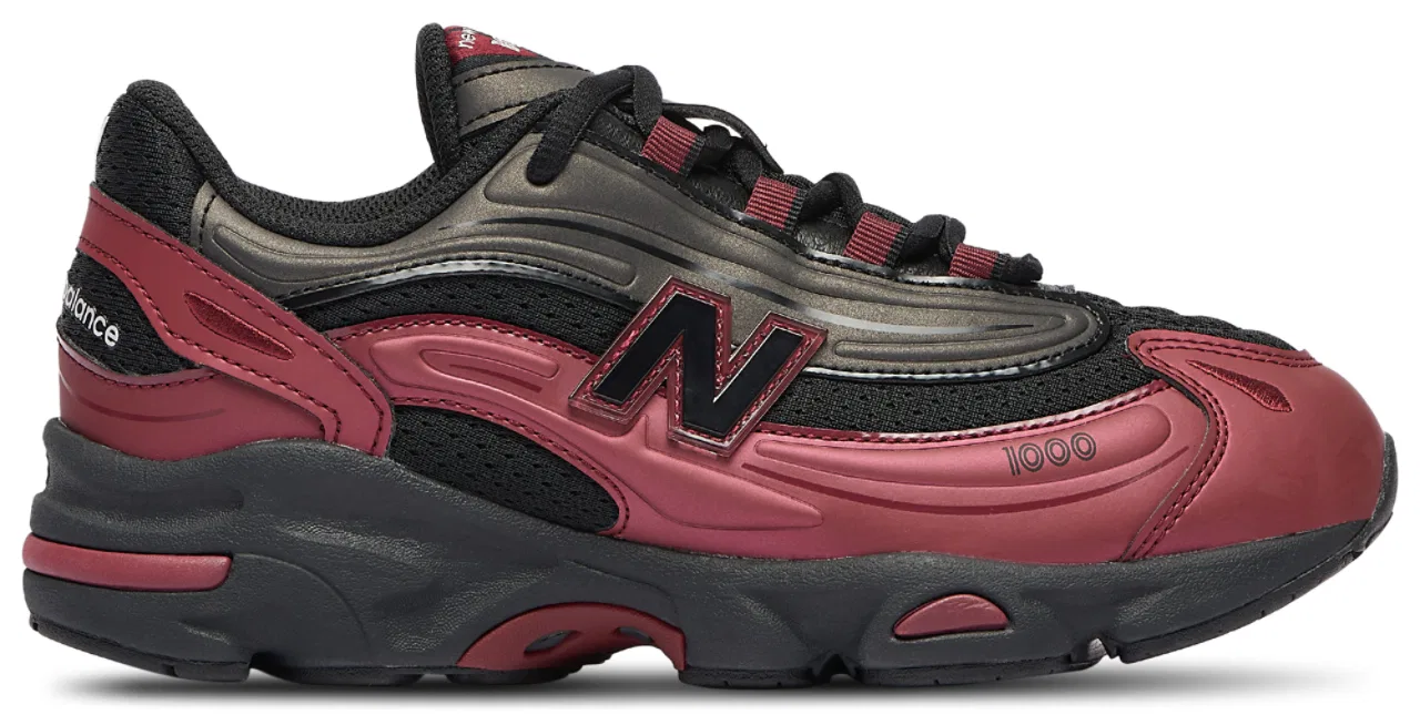Кроссовки для мальчиков 1000 New Balance, цвет Black/Red Metallic