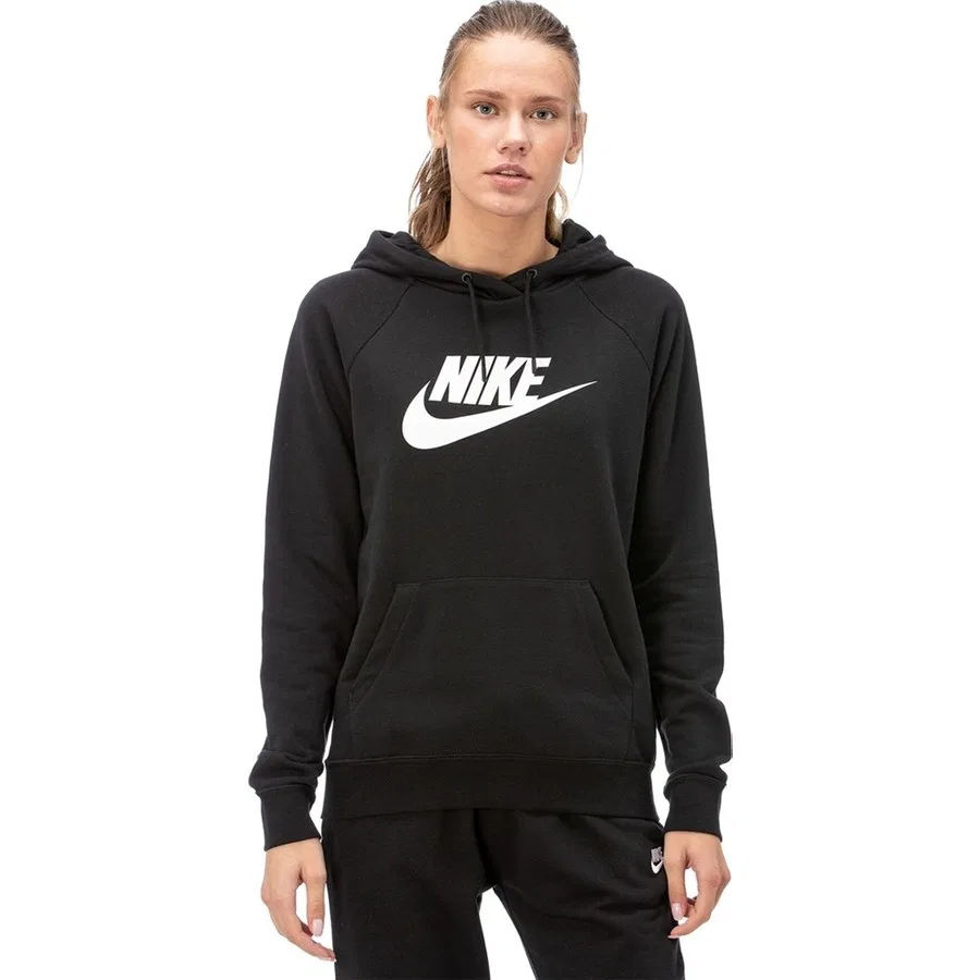 Женский худи с капюшоном Nike, Черный